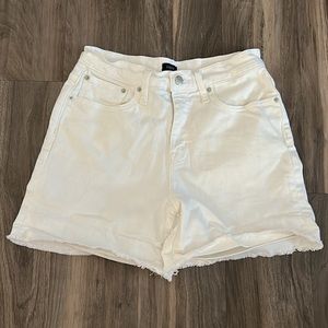 JCrew White Shorts